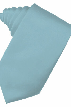 Mist Solid Satin Suit Tie