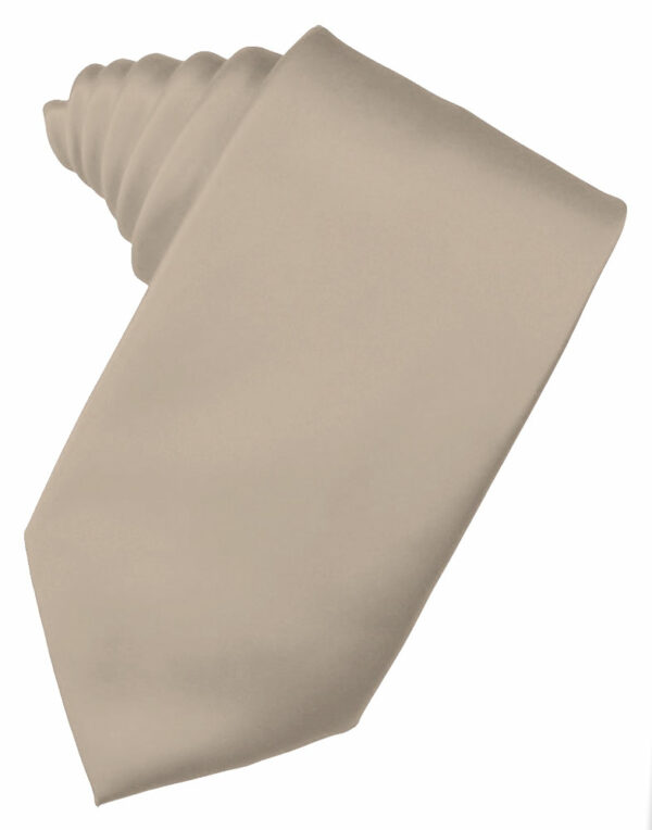 Stone Solid Satin Suit Tie