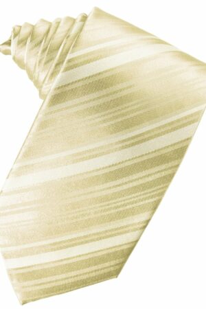 Bamboo Striped Satin Suit Tie