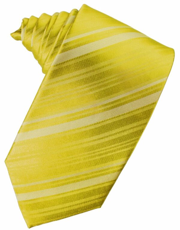 Willow Striped Satin Suit Tie