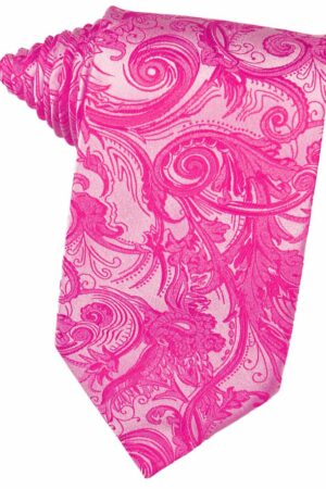 Fuchsia Tapestry Suit Tie