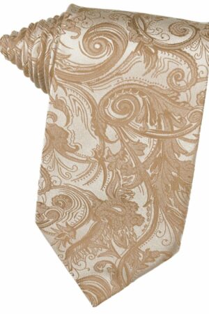 Latte Tapestry Suit Tie