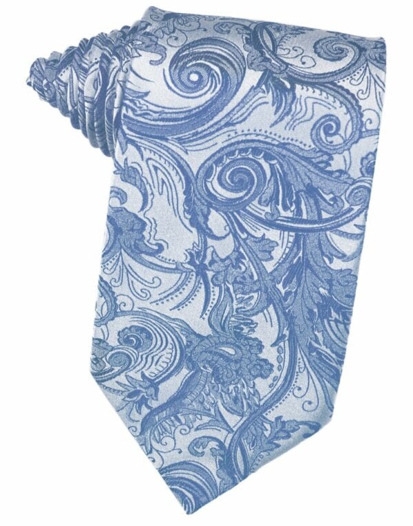 Periwinkle Tapestry Suit Tie