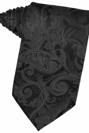 Pewter Tapestry Suit Tie