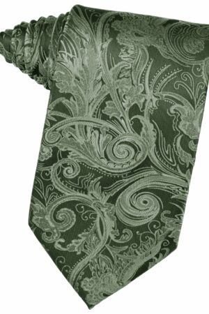 Sage Tapestry Suit Tie