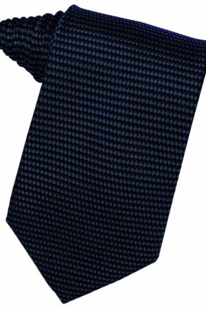 Navy Venetian Suit Tie