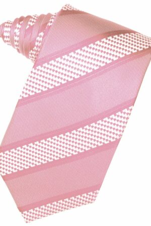 Rose Venetian Stripe Suit Tie