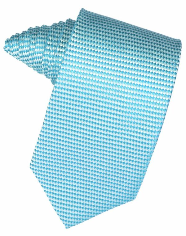 Turquoise Venetian Suit Tie