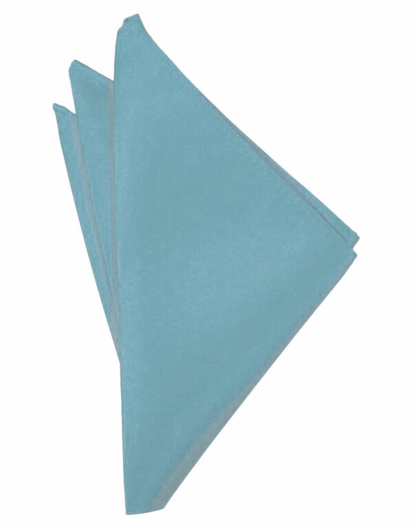 Mist Solid Satin Pocket Square