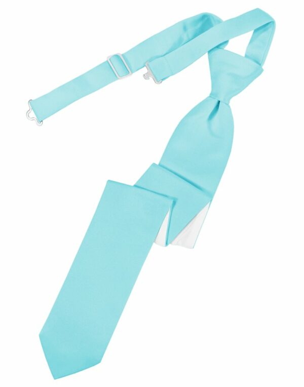Pool Solid Satin Skinny Tie