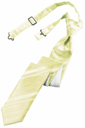 Banana Striped Satin Skinny Tie