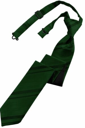 Hunter Striped Satin Skinny Tie