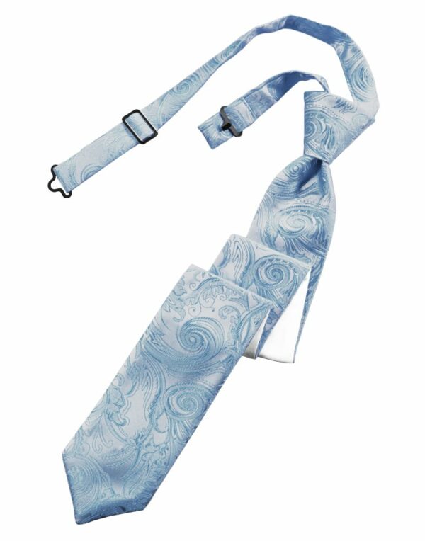 Periwinkle Tapestry Skinny Tie
