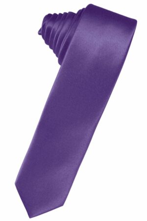 Freesia Solid Satin Skinny Suit Tie