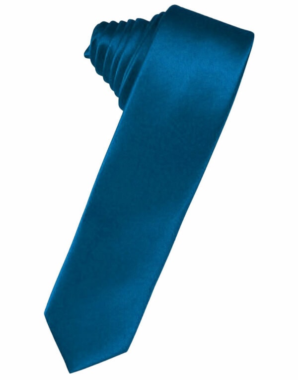 Pacific Solid Satin Skinny Suit Tie