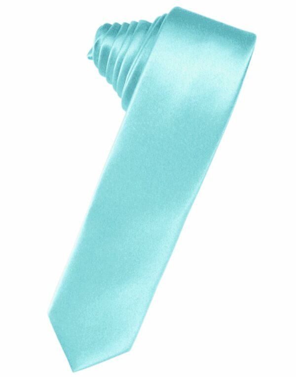 Pool Solid Satin Skinny Suit Tie