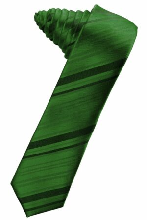 Hunter Striped Satin Skinny Suit Tie