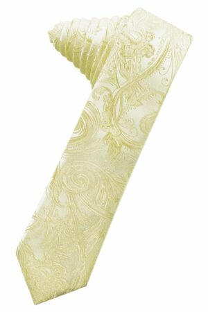 Canary Tapestry Skinny Suit Tie