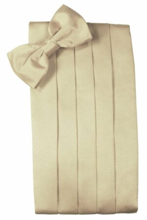 Bamboo Solid Satin Cummerbund