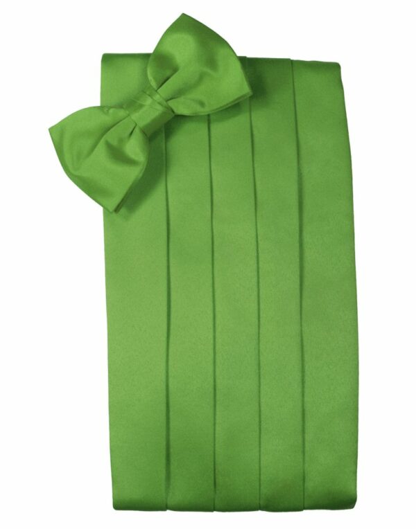 Kelly Solid Satin Cummerbund