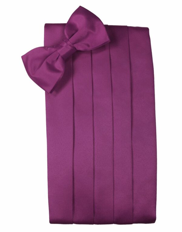 Sangria Solid Satin Cummerbund