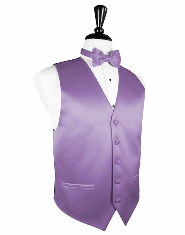 Wisteria Solid Satin Vest