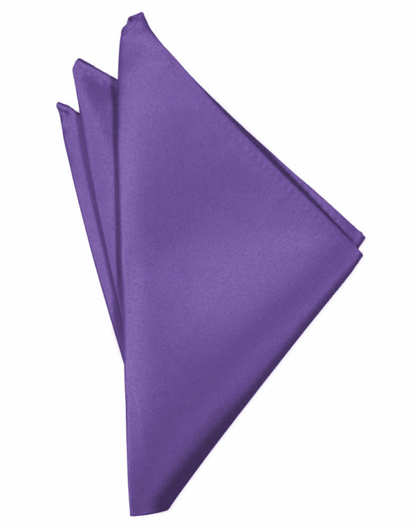Freesia Solid Satin Pocket Square