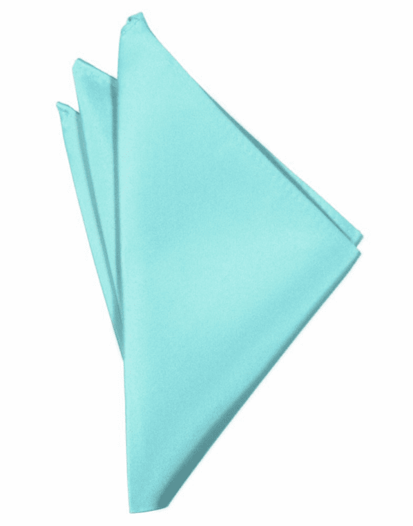 Pool Solid Satin Pocket Square