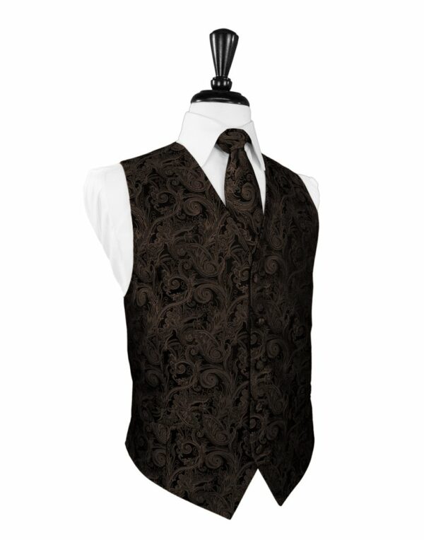 Chocolate Tapestry Vest