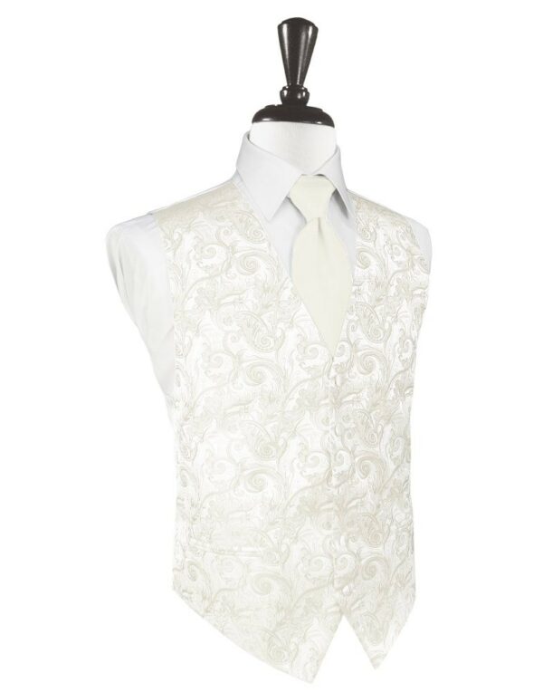Ivory Tapestry Vest