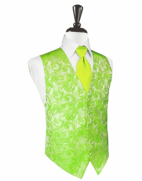 Lime Tapestry Vest