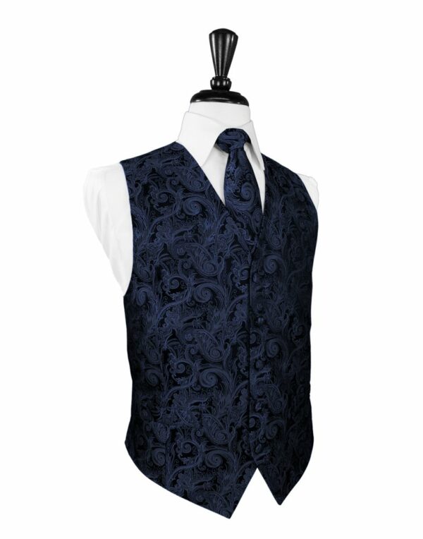Midnight Blue Tapestry Vest
