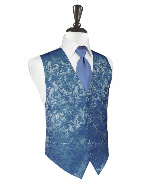 Periwinkle Tapestry Vest