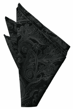 Black Tapestry Pocket Square