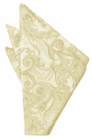 Golden Tapestry Pocket Square