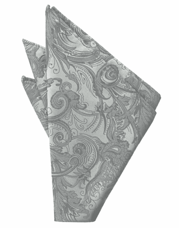 Platinum Tapestry Pocket Square